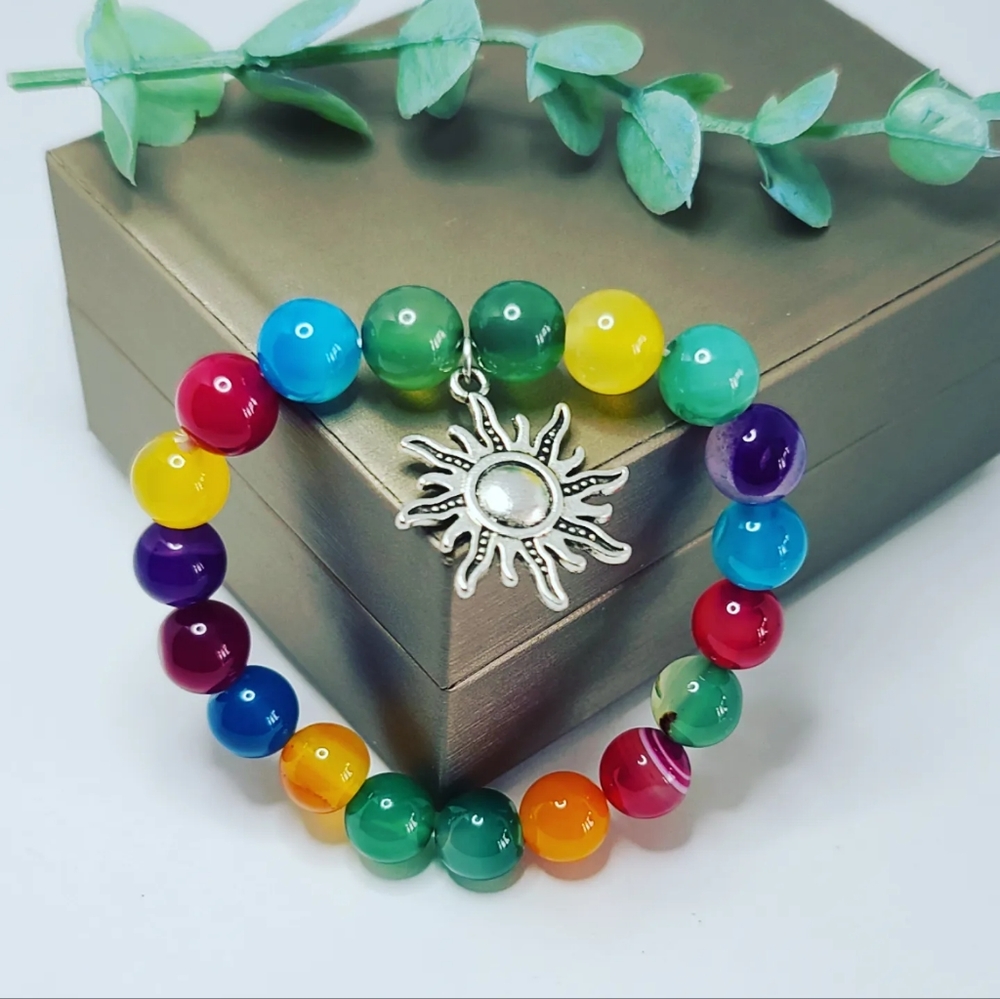 Rainbow Agate bracelet
